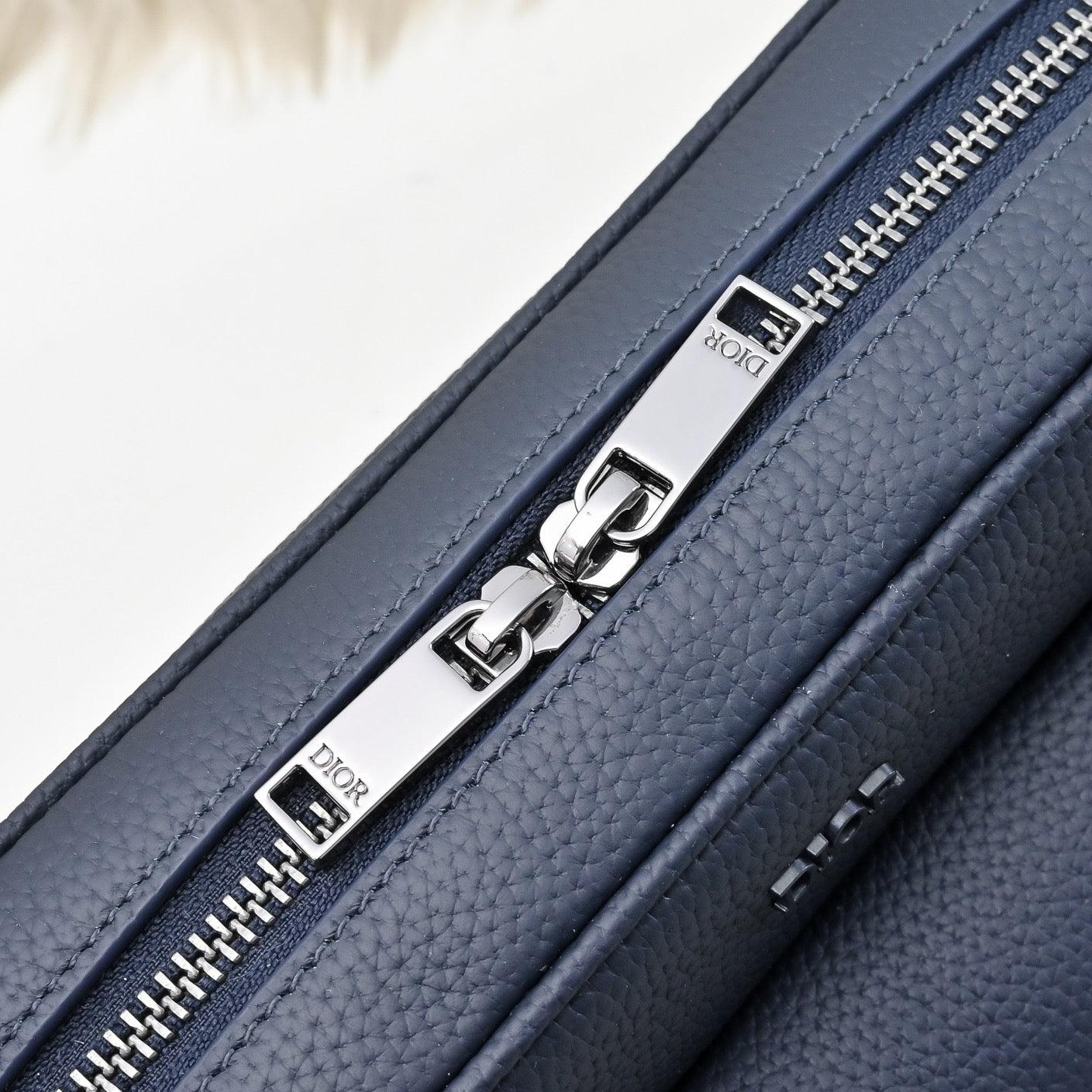 Dior Explorer Messenger Bag in Grained Calfskin