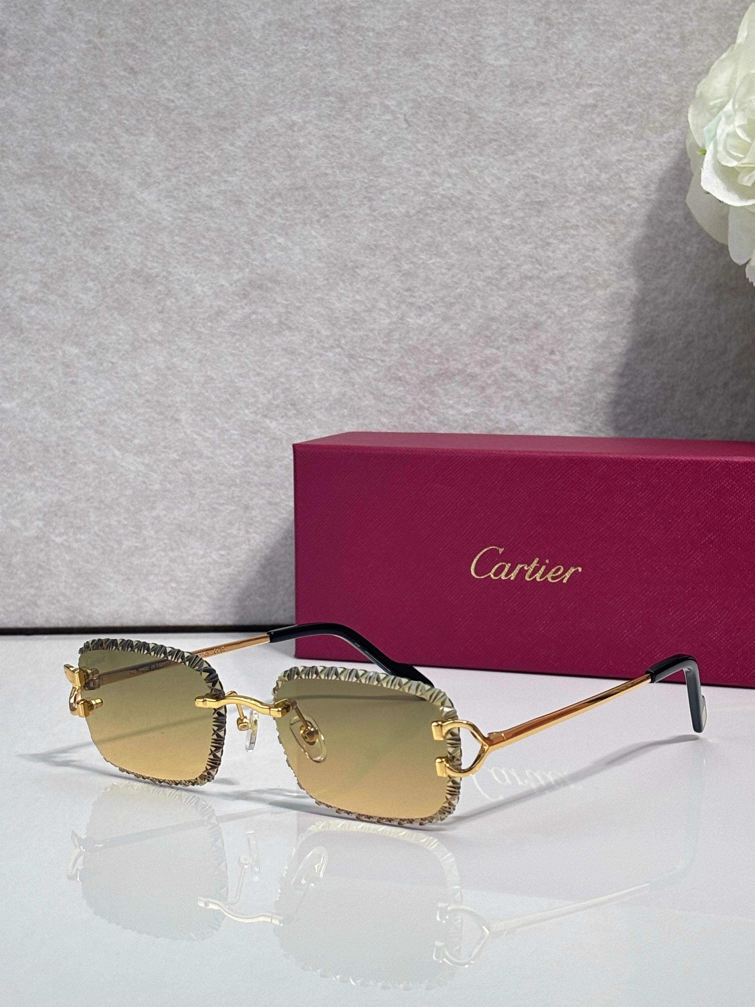 Rimless bords diamantés