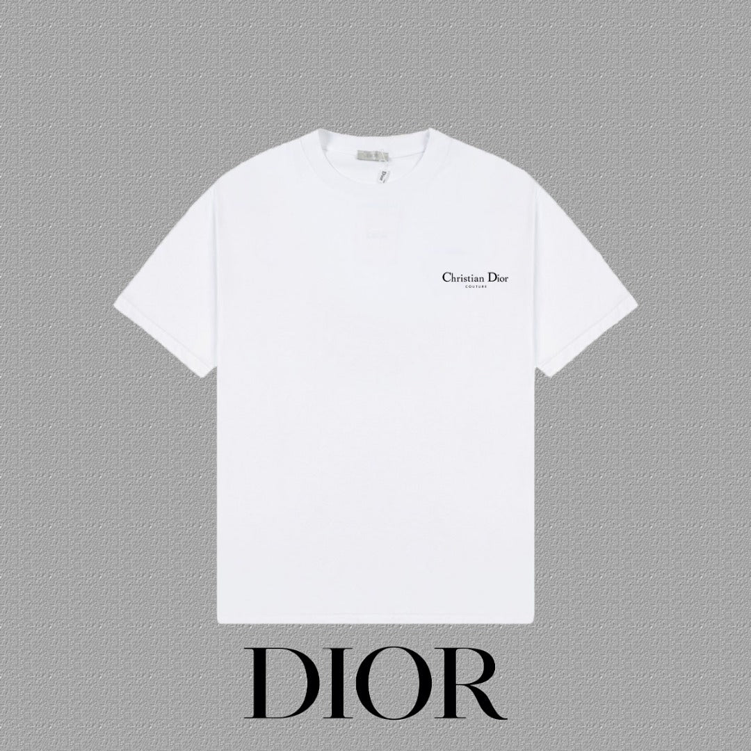 T-shirt Christian Dior Couture Signature Noir