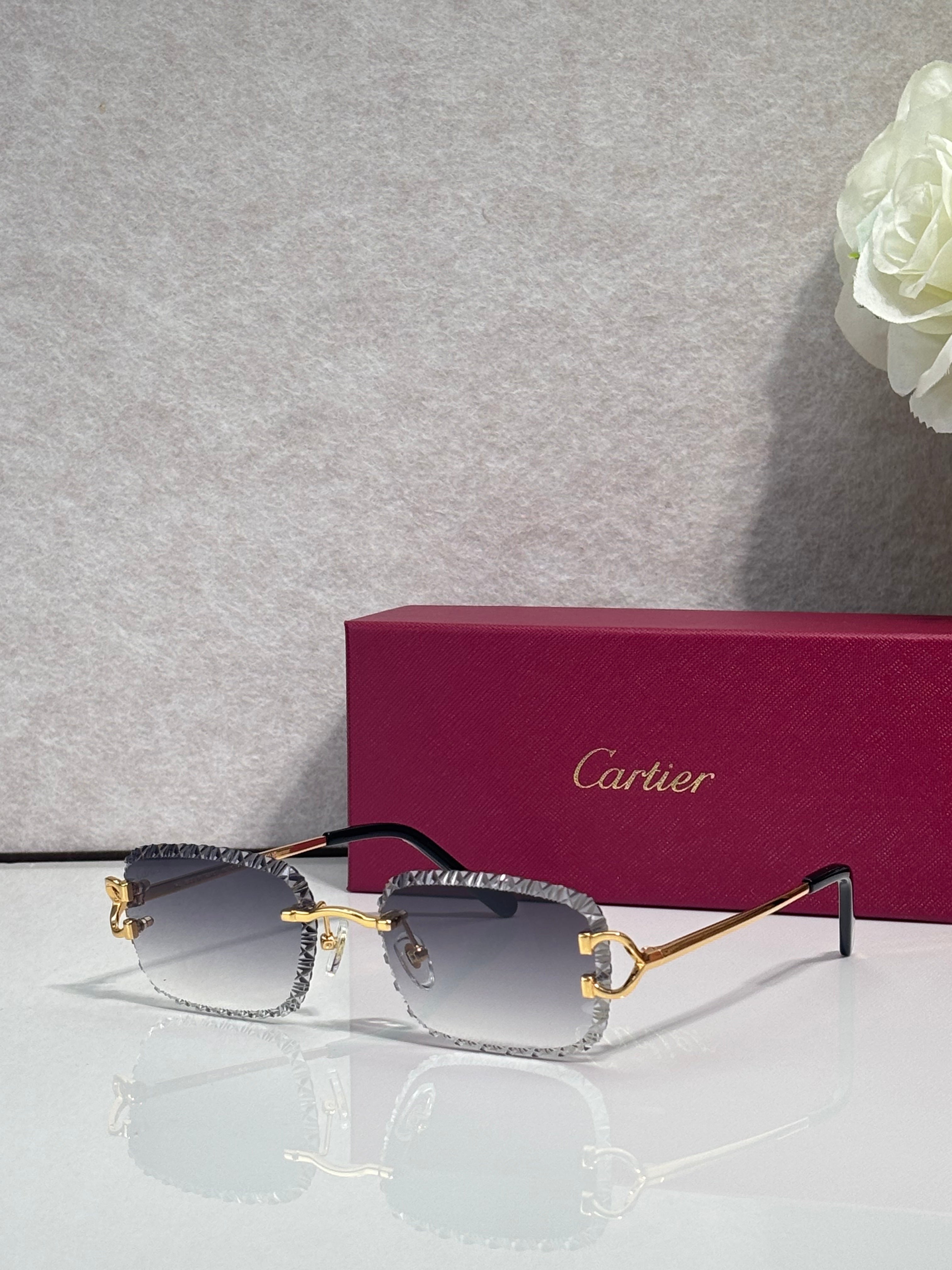 Rimless bords diamantés
