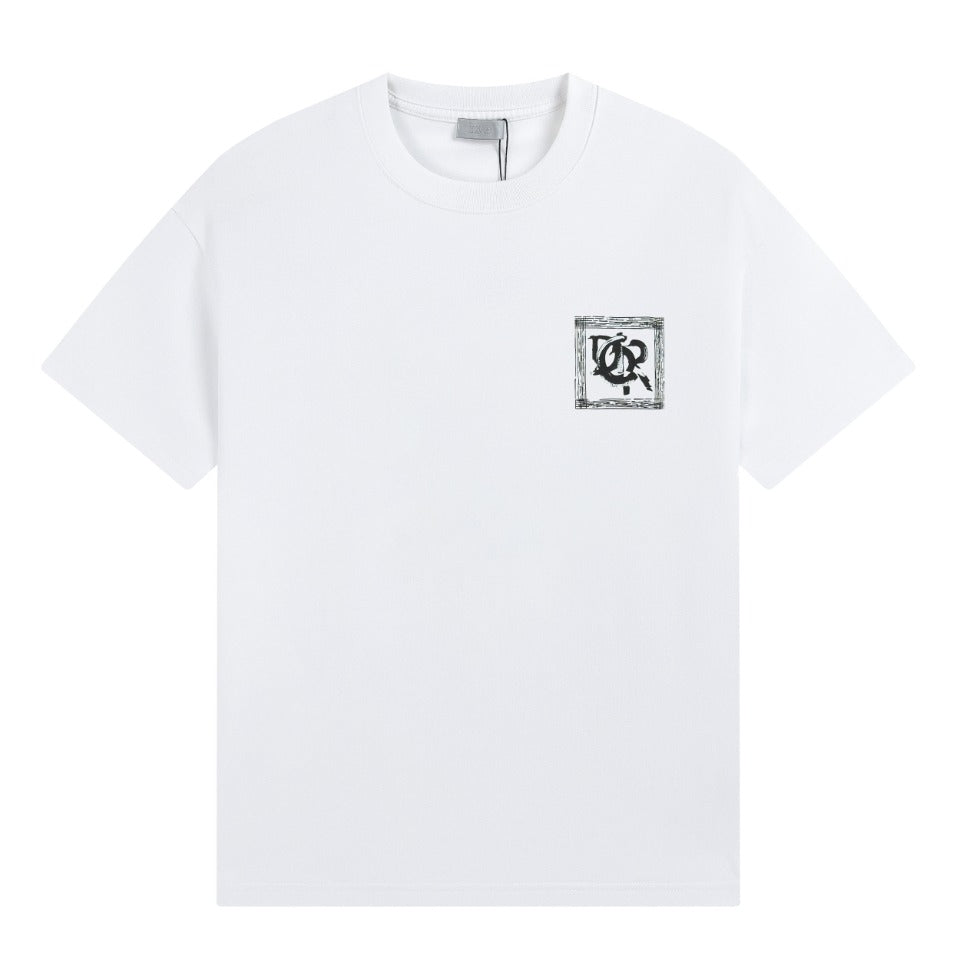T-shirt Dior Monogram Frame Noir
