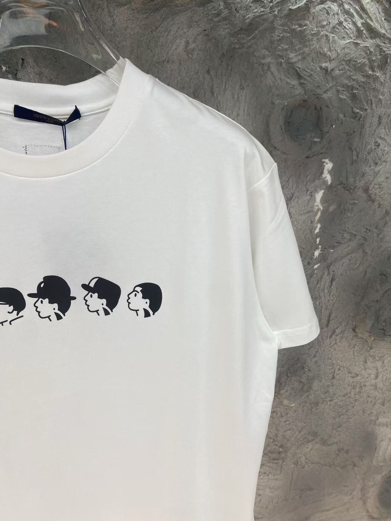 T-shirt Louis Vuitton – Minimalisme Graphique & Esprit Contemporain