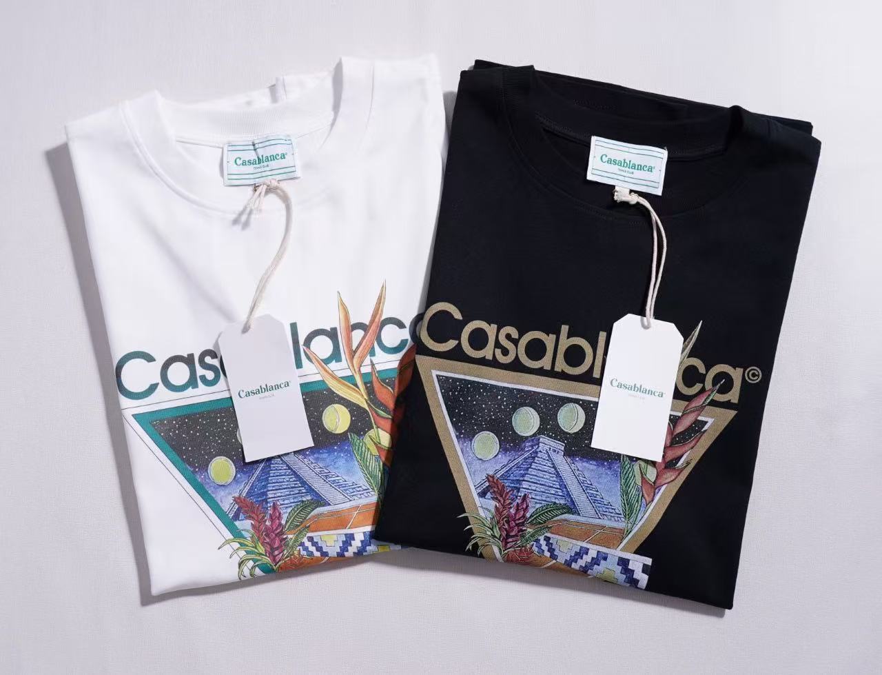 T-shirts Casablanca Tennis Club – Héritage Sportif & Esthétique Riviera