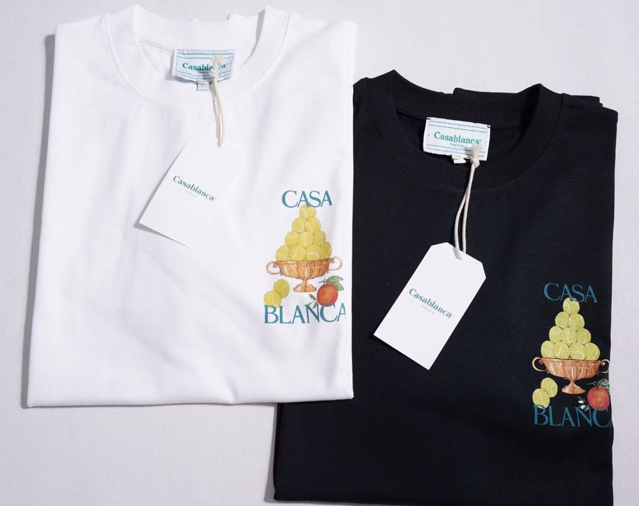 T-shirts Casablanca – Élégance Fruitée & Signature Iconique