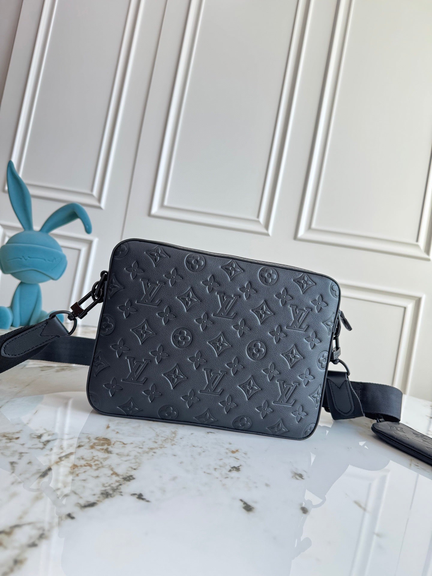 Louis Vuitton Sac Messenger Louis Vuitton Monogram Blanc avec Pochette Mini Zip