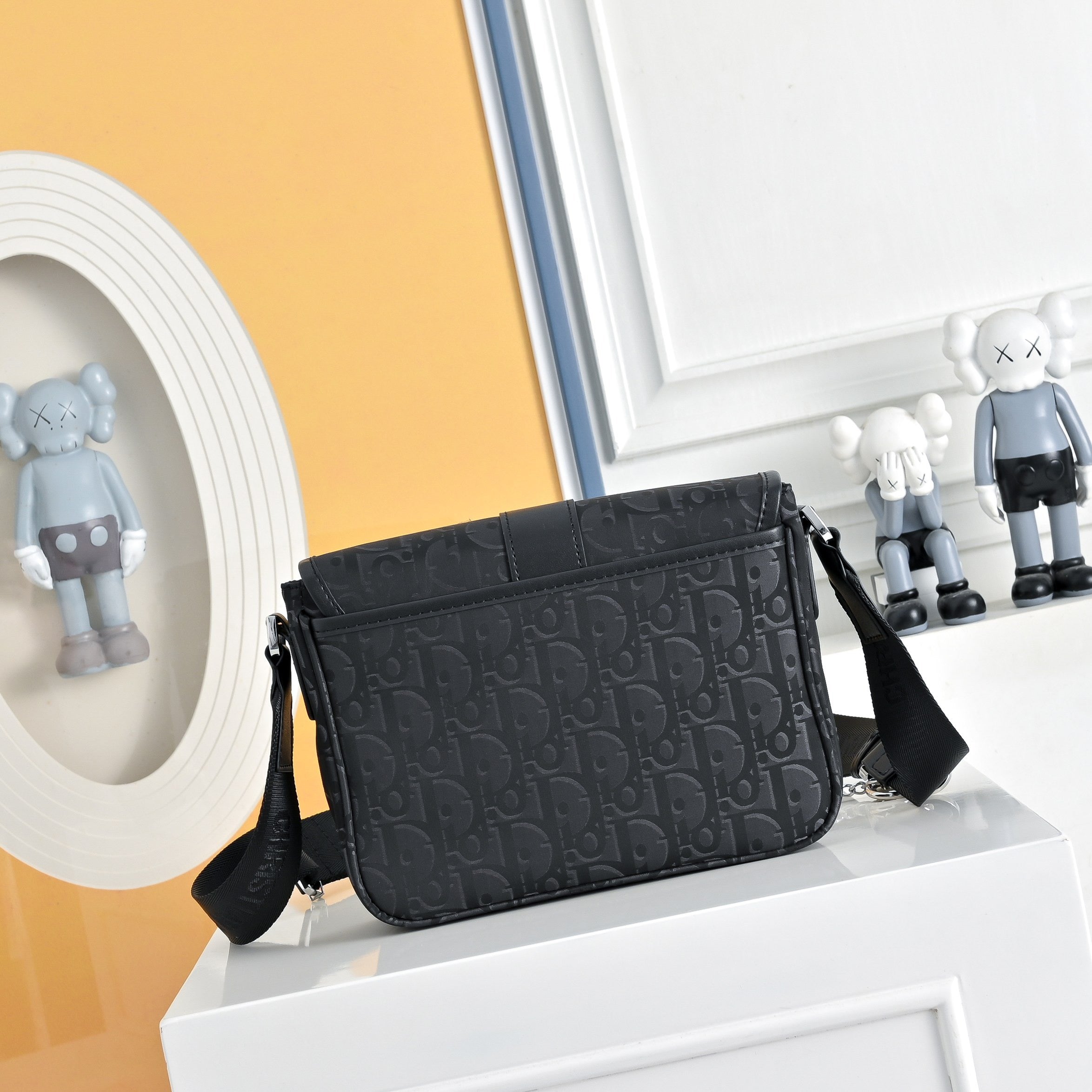 Dior Dior Explorer Messenger Bag Oblique Jacquard Black