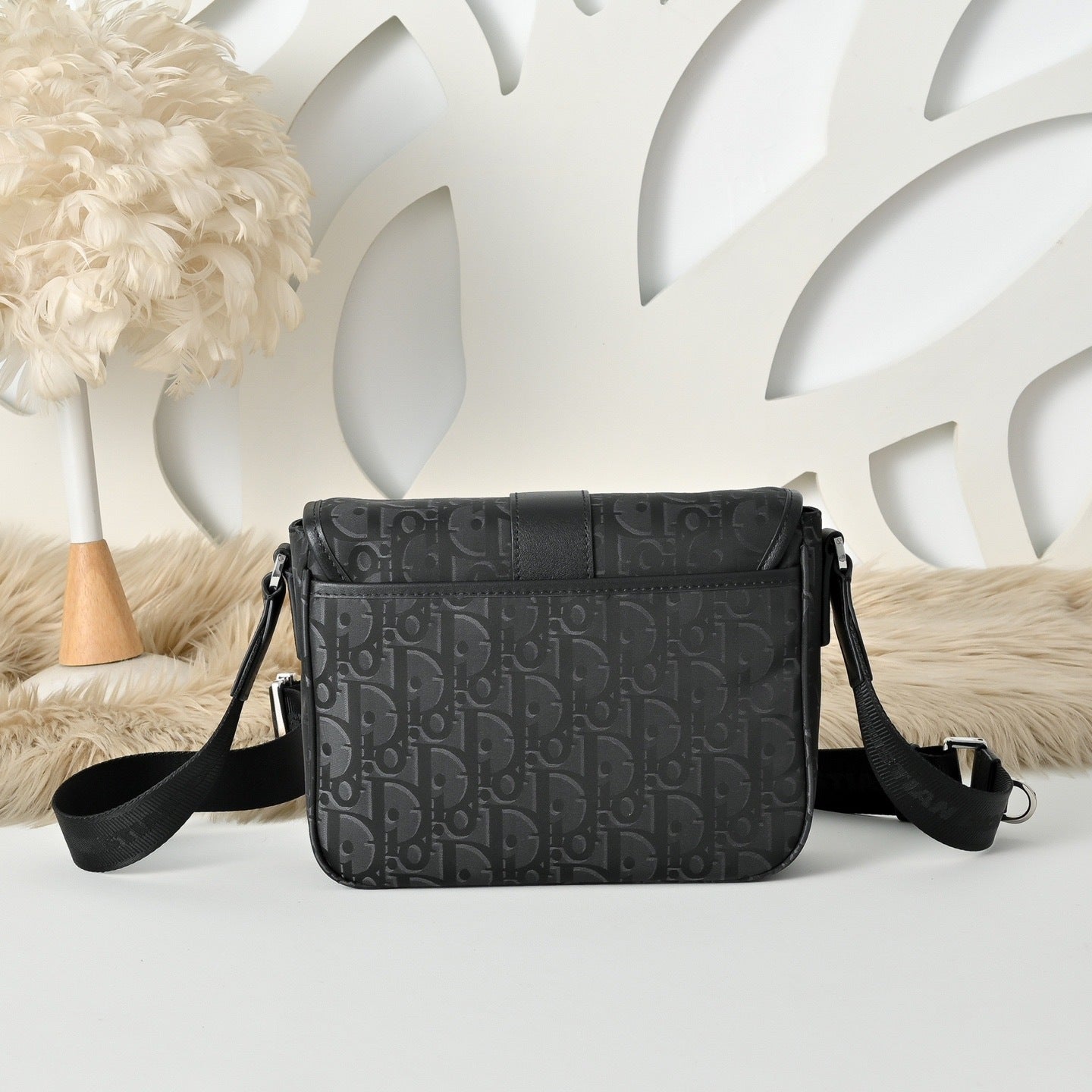 Dior Safari Messenger Bag Oblique Black