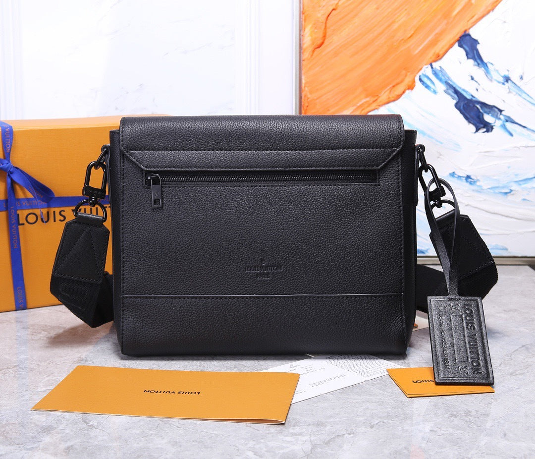 Louis Vuitton New Formal Messenger PM Taurillon Leather
