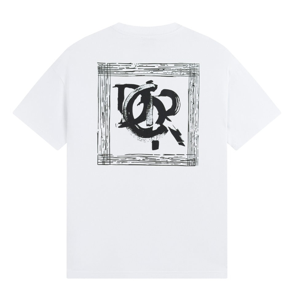 T-shirt Dior Monogram Frame Noir