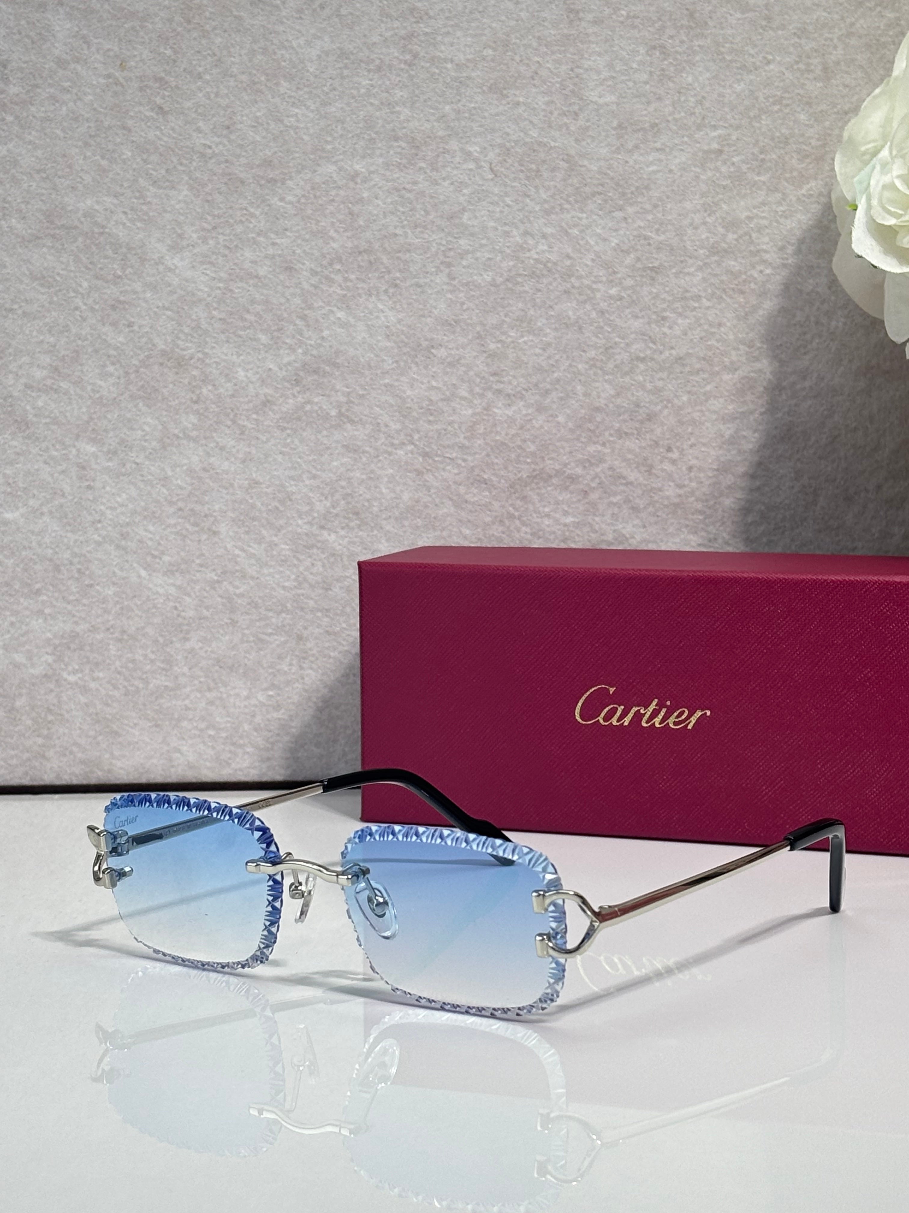 Rimless bords diamantés
