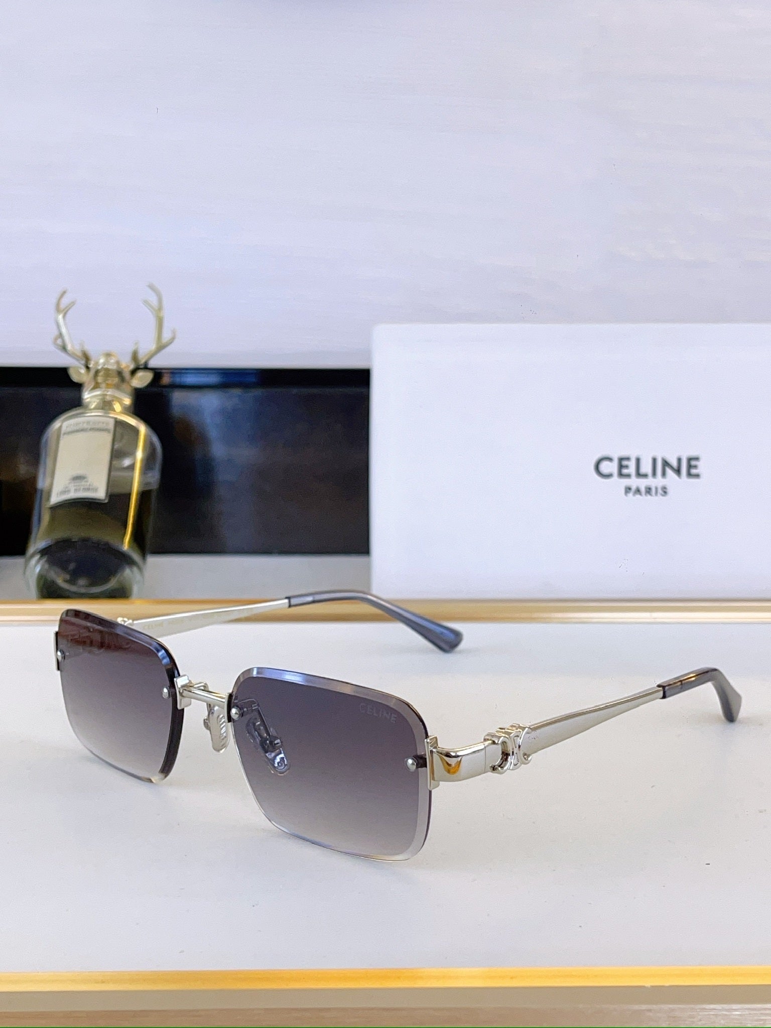Celine Rimless rectangulaire