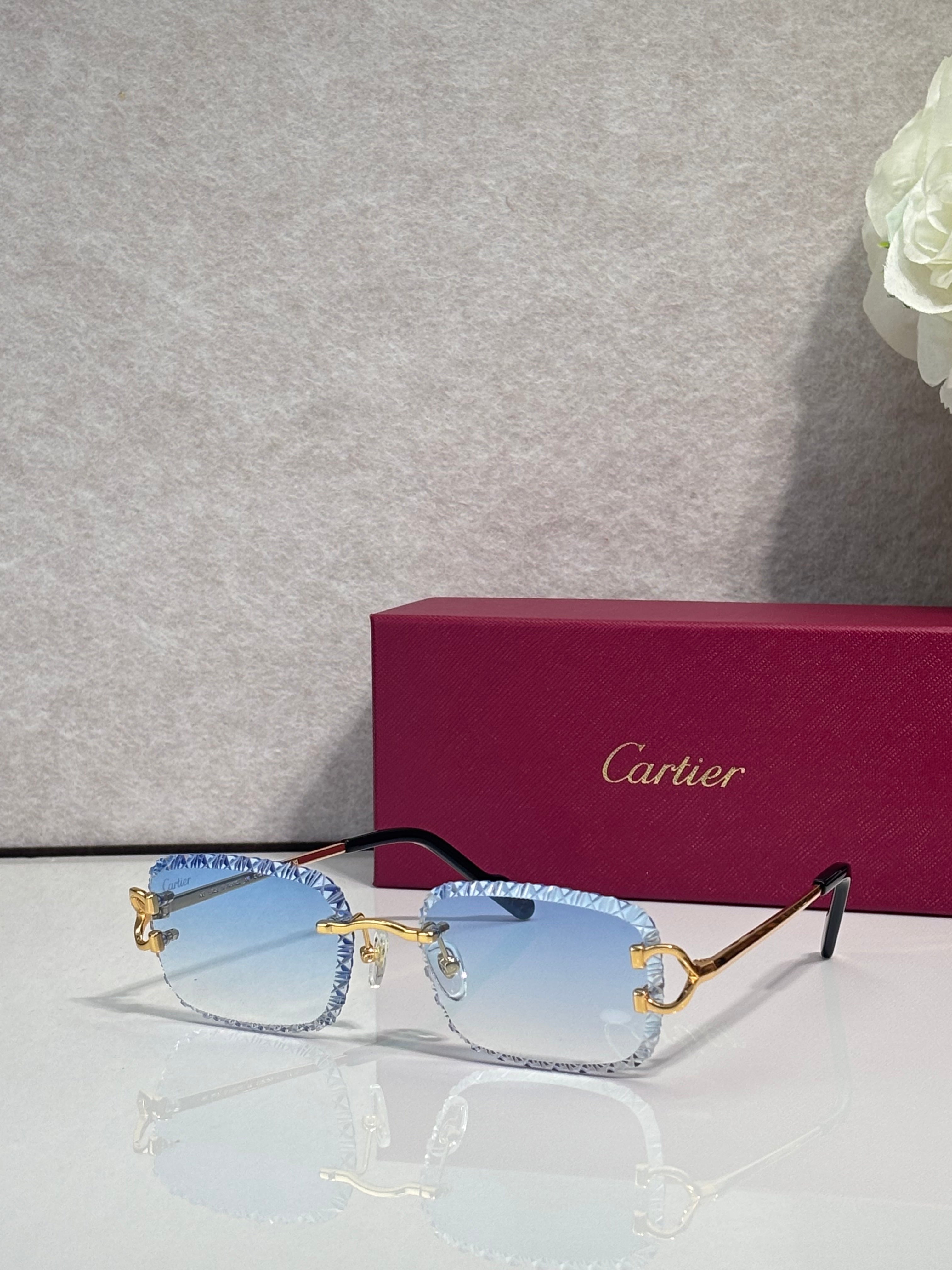 Rimless bords diamantés