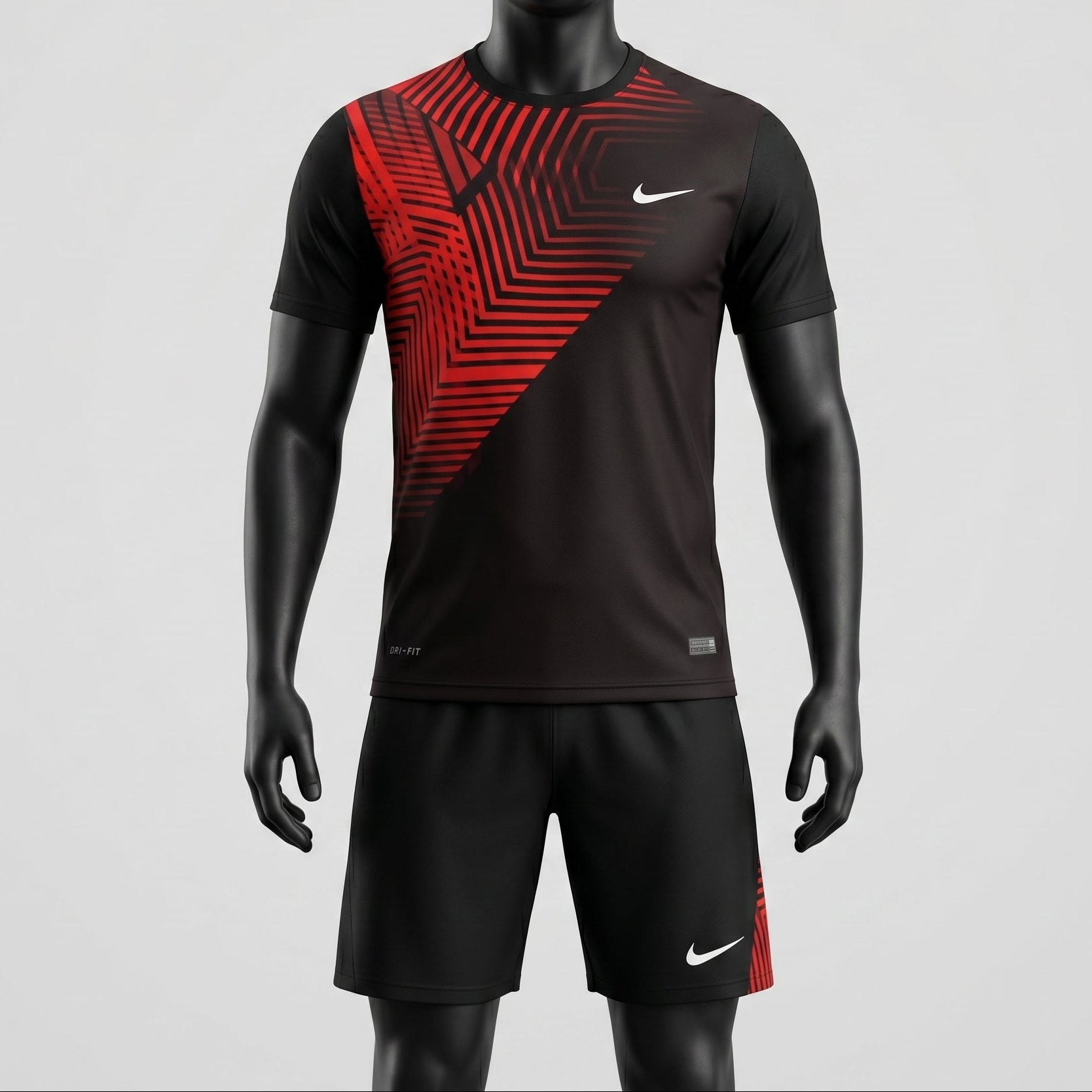 Ensemble de sport Nike Noir – T-shirt & short
