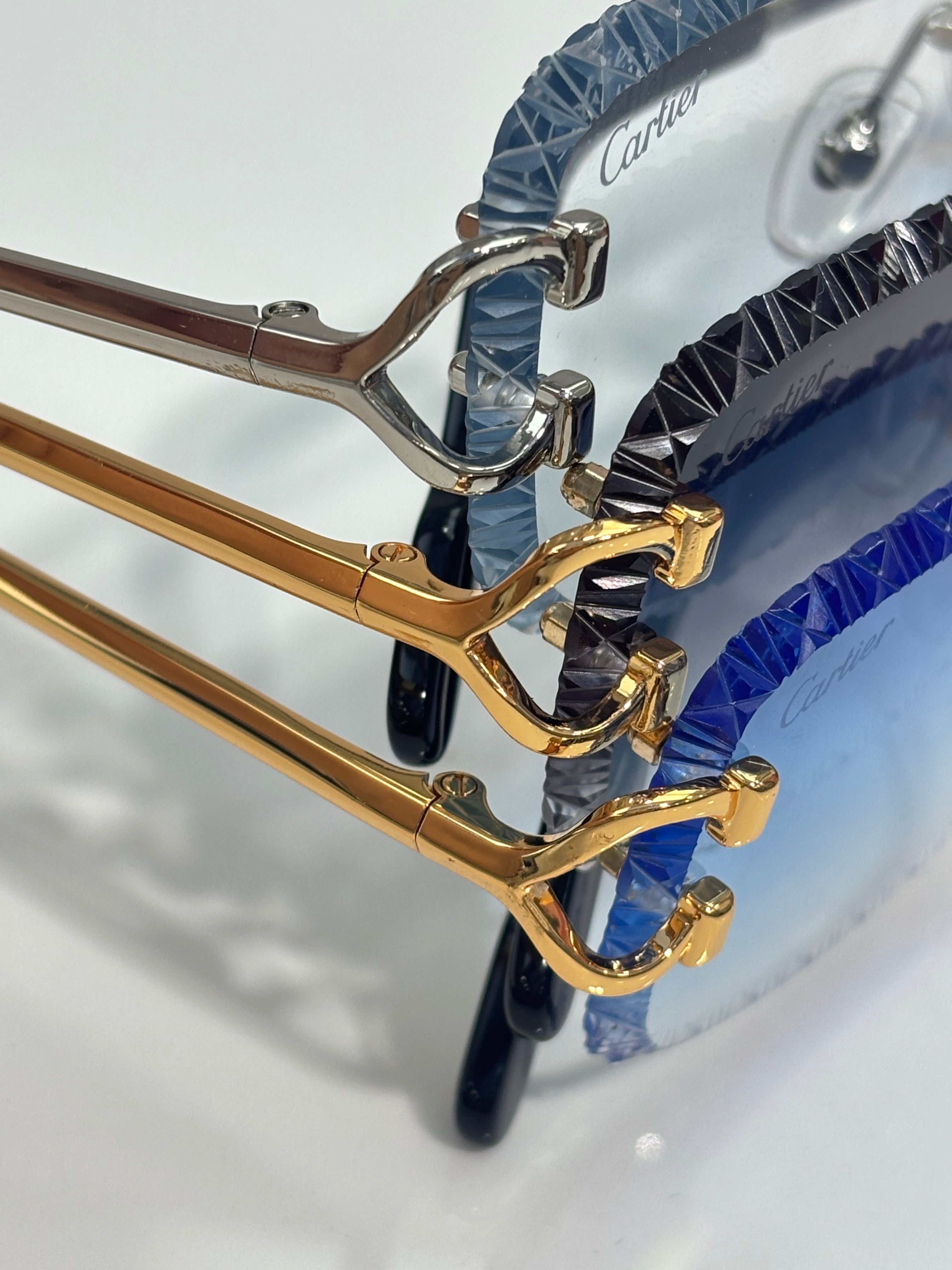 Rimless bords diamantés