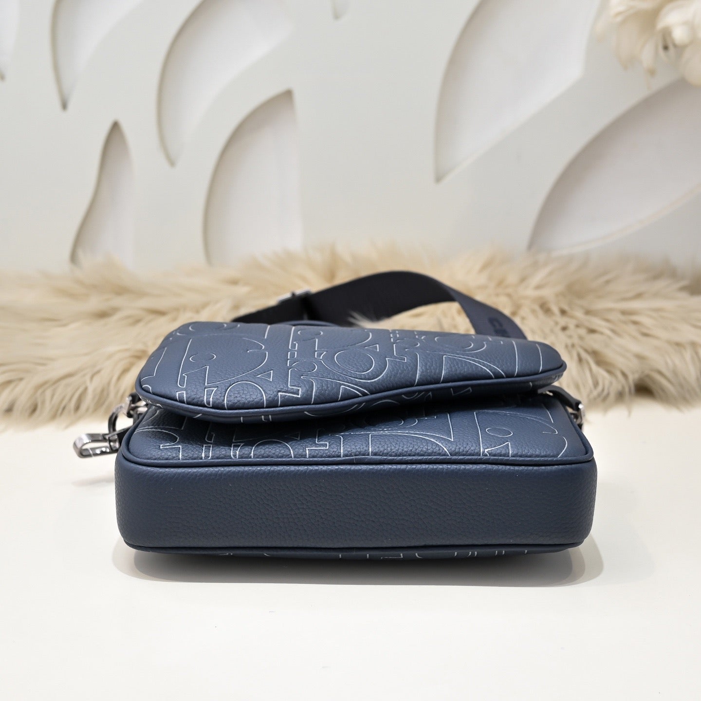 Dior CD Diamond Camera Bag Black