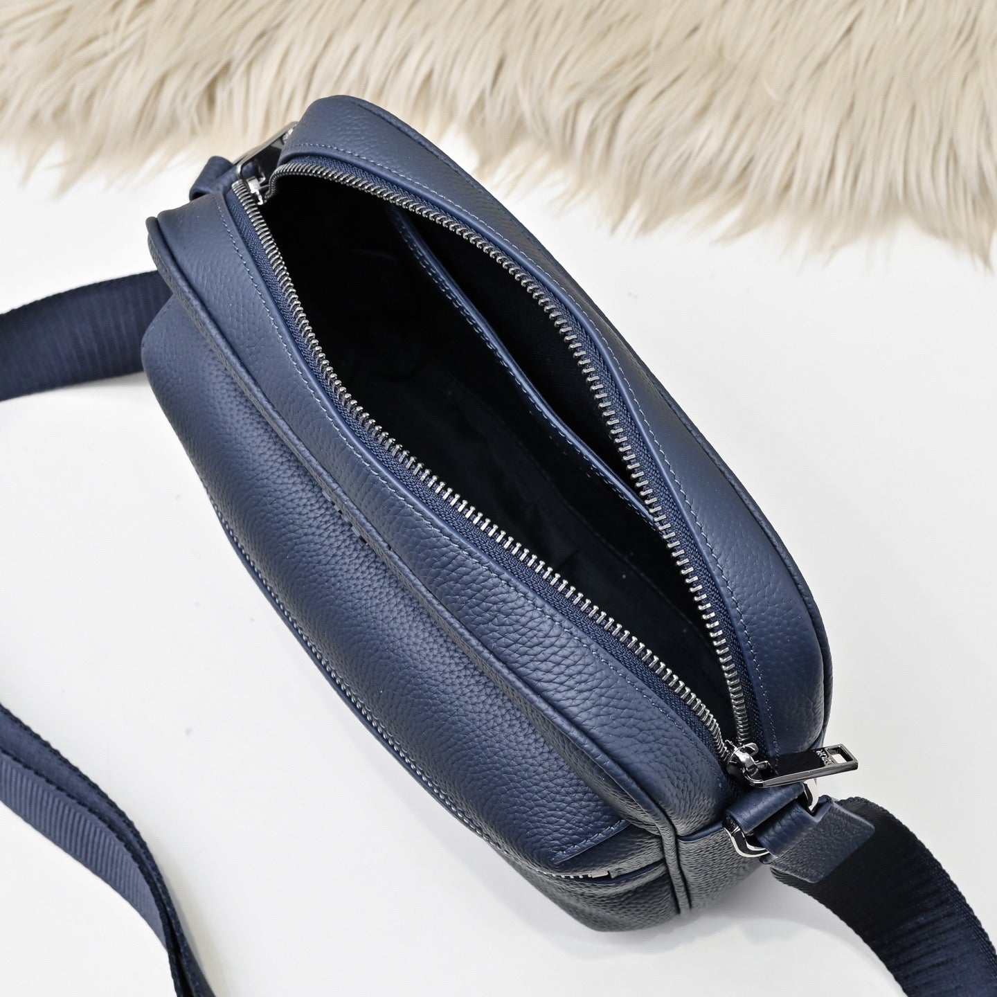 Dior Explorer Messenger Bag in Grained Calfskin
