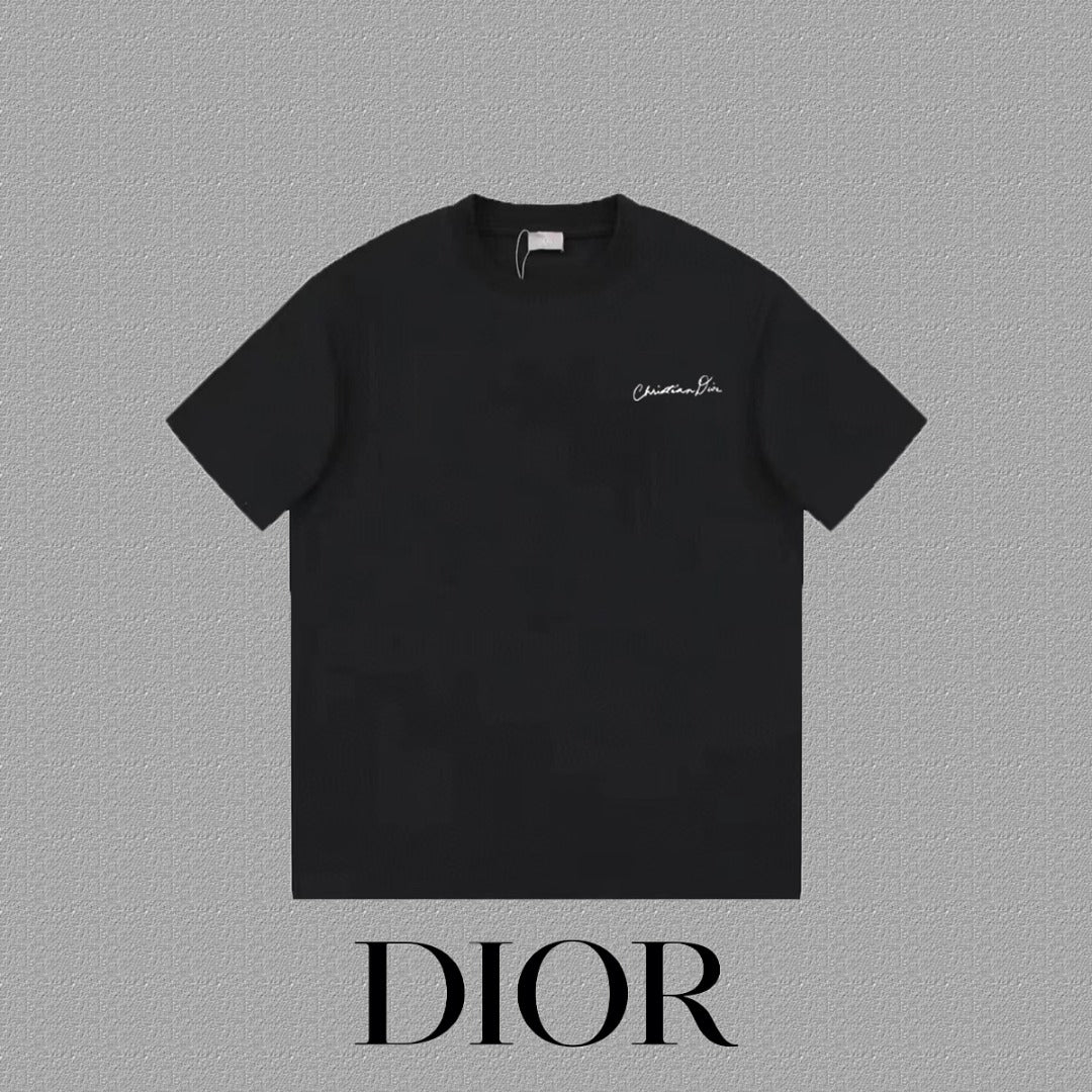 T-shirt Christian Dior Lily of the Valley Noir