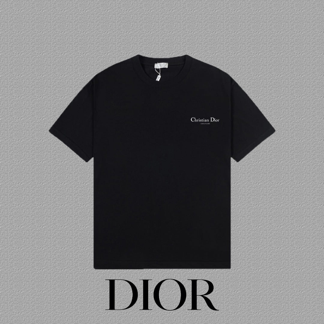 T-shirt Christian Dior Couture Signature Noir