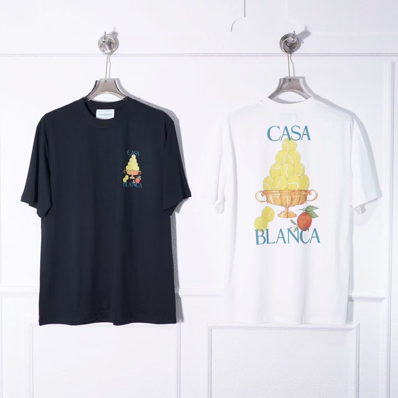 T-shirts Casablanca – Élégance Fruitée & Signature Iconique