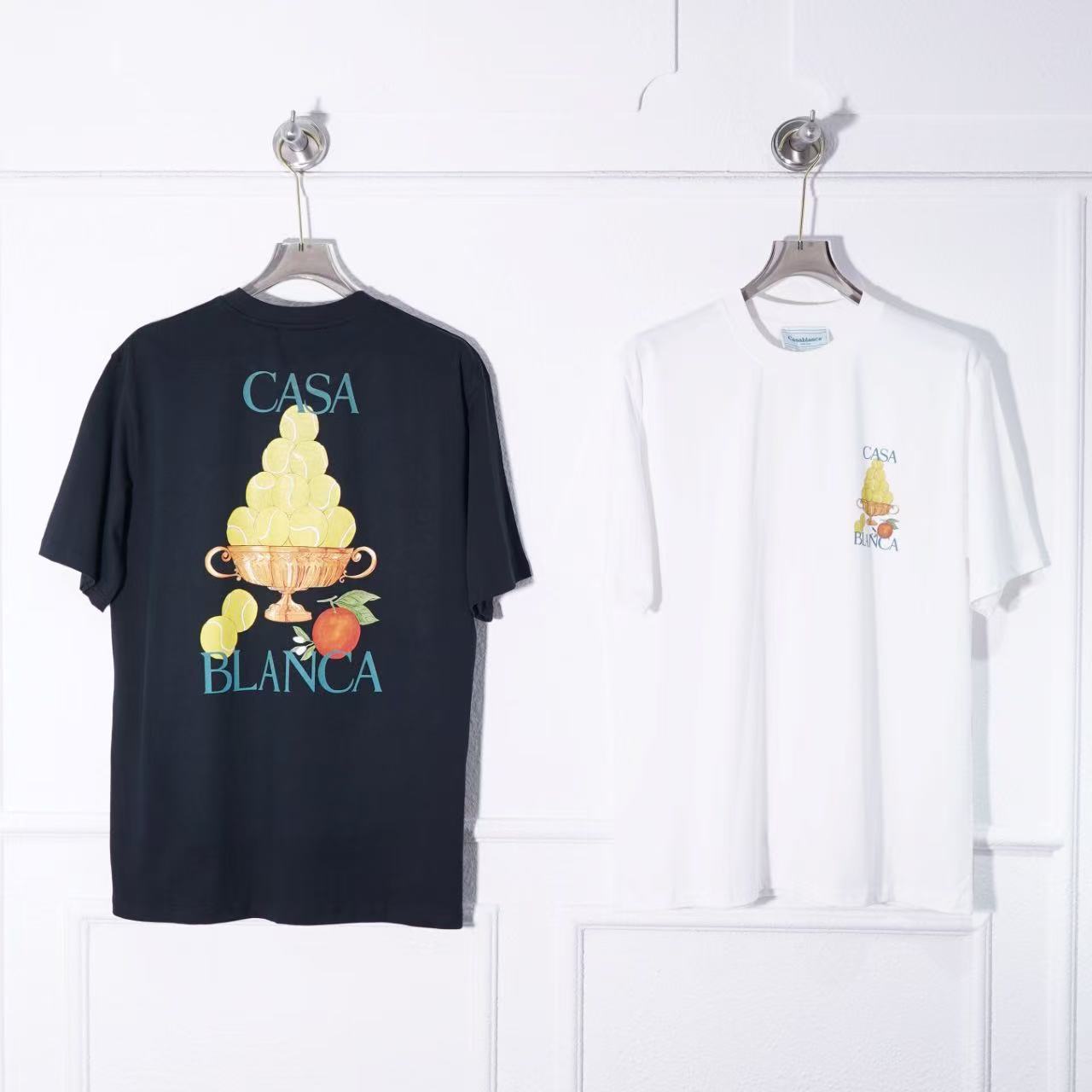 T-shirts Casablanca – Élégance Fruitée & Signature Iconique