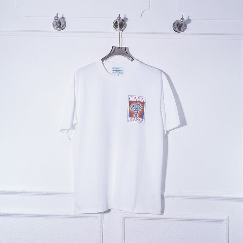 T-shirt Graphique CASA BLANCA – Esprit Artistique &amp; Moderne