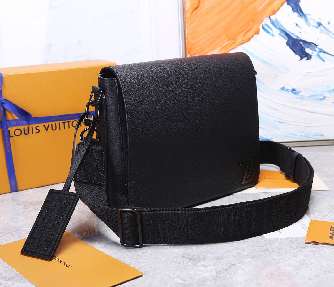 Louis Vuitton New Formal Messenger PM Taurillon Leather