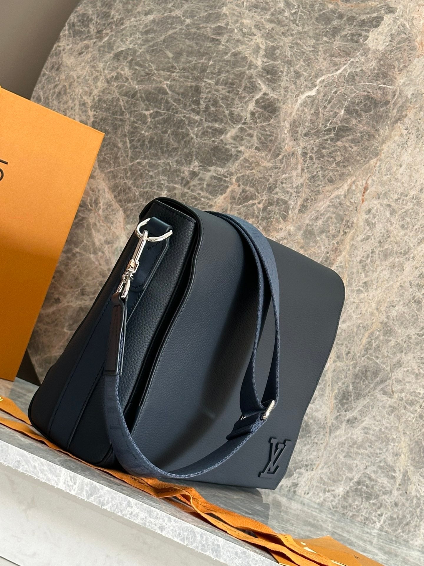 Louis Vuitton New Formal Messenger PM Taurillon Leather