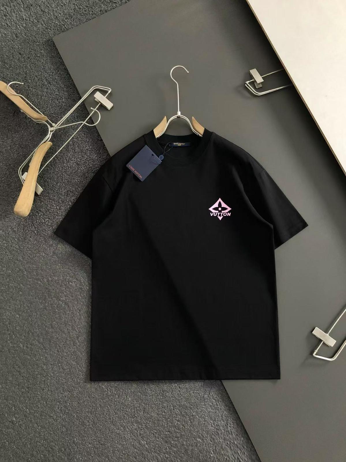 T-shirt Louis Vuitton Noir – Logo LV Moderne