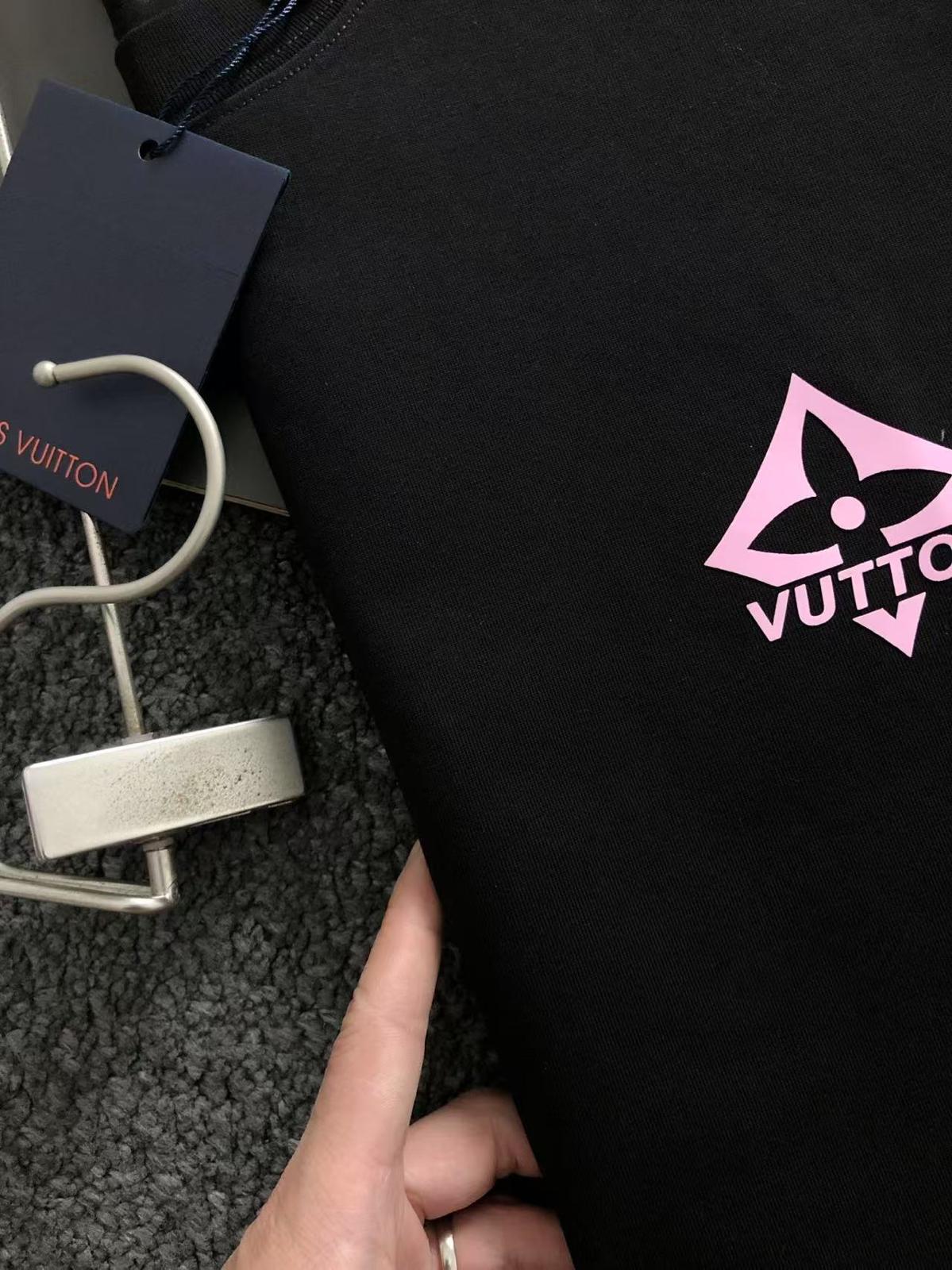 T-shirt Louis Vuitton Noir – Logo LV Moderne