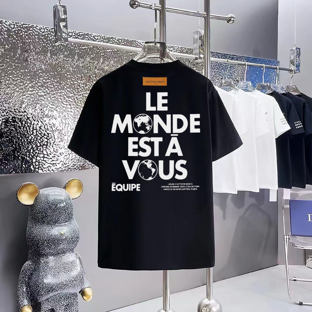 T-shirt Louis Vuitton Le Monde Blanc