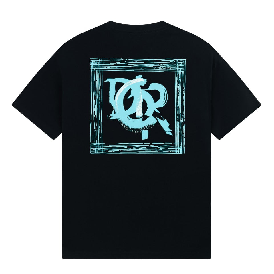 T-shirt Dior Monogram Frame Noir