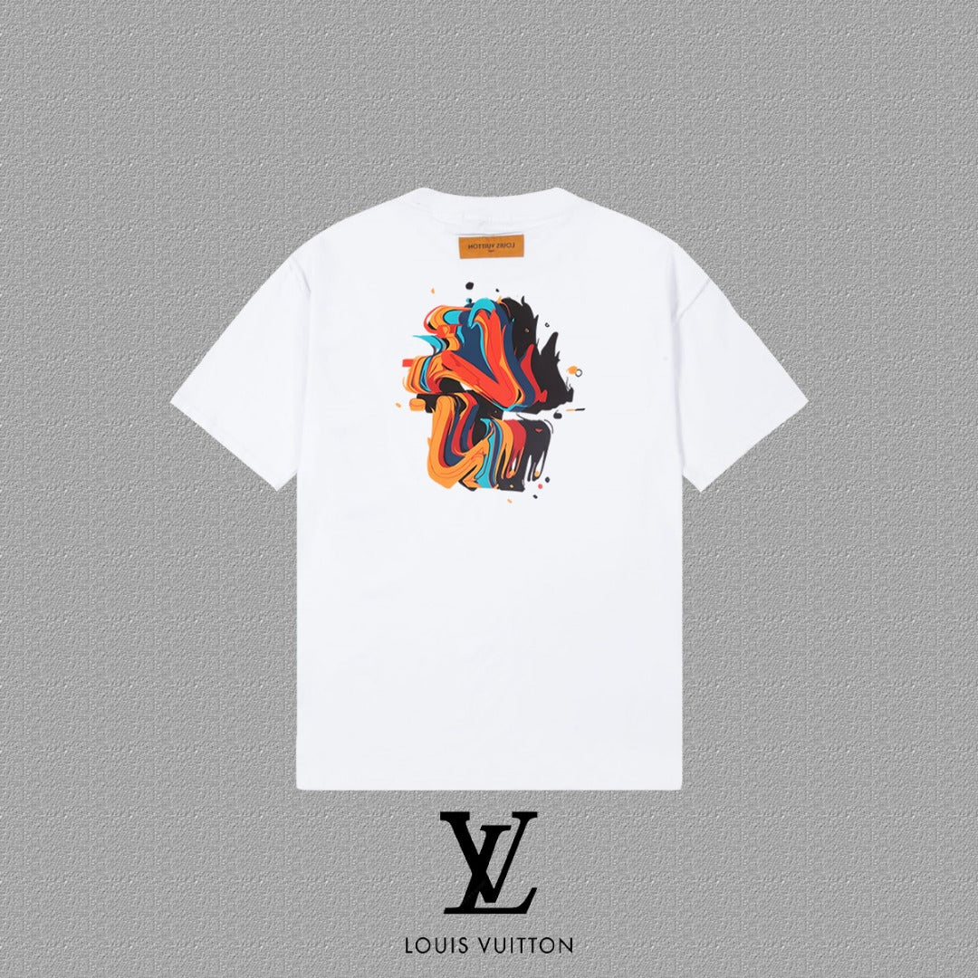 T-shirt Louis Vuitton Abstract Art Navy