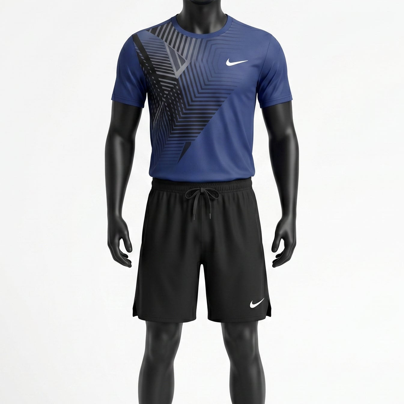Ensemble running homme · Bleu Aqua / Noir