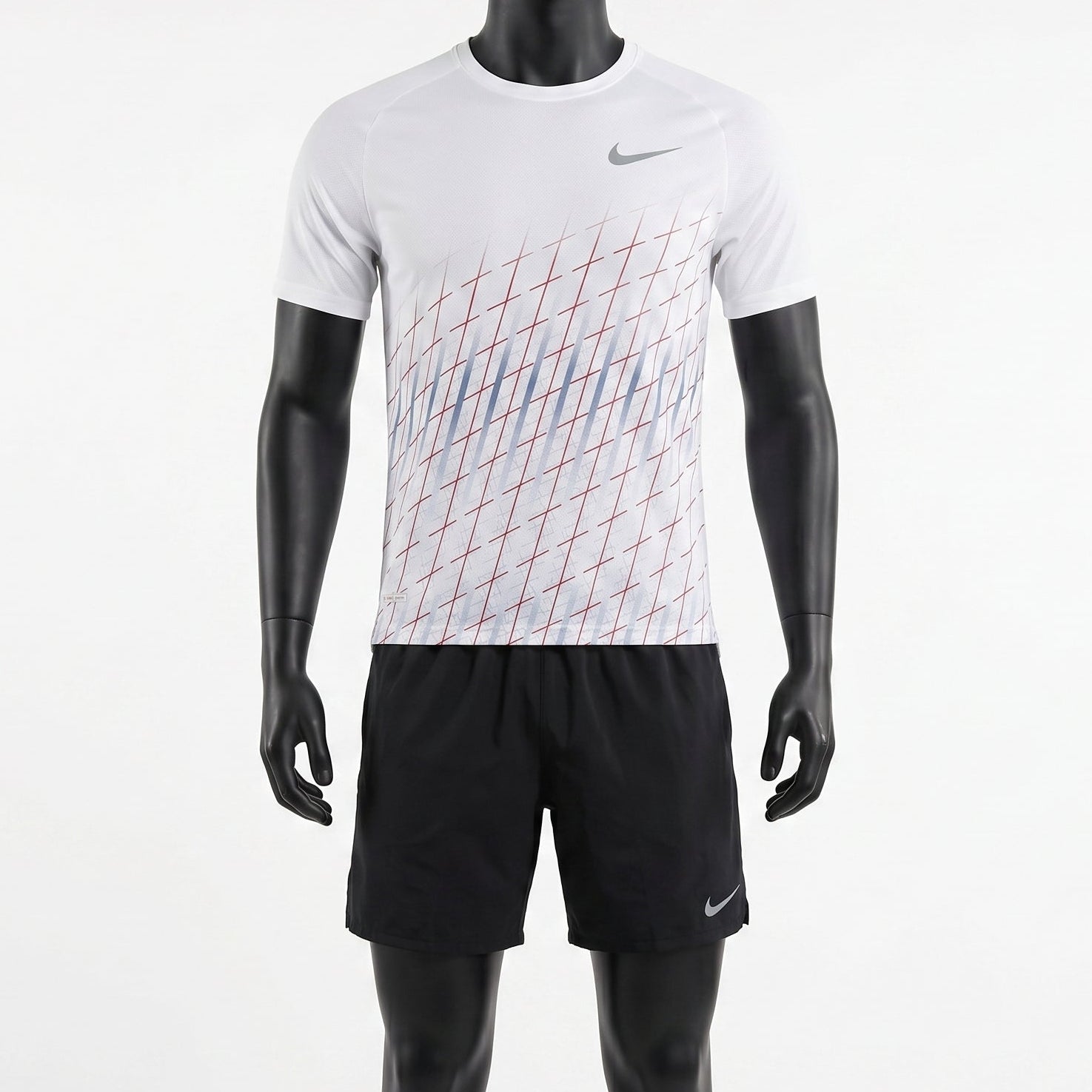 Ensemble running homme ·Blanc/Noir