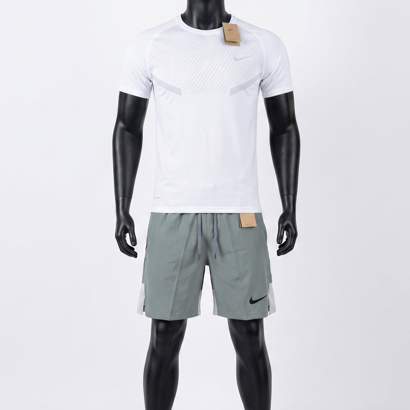 Ensemble running homme · Gris/Blanc