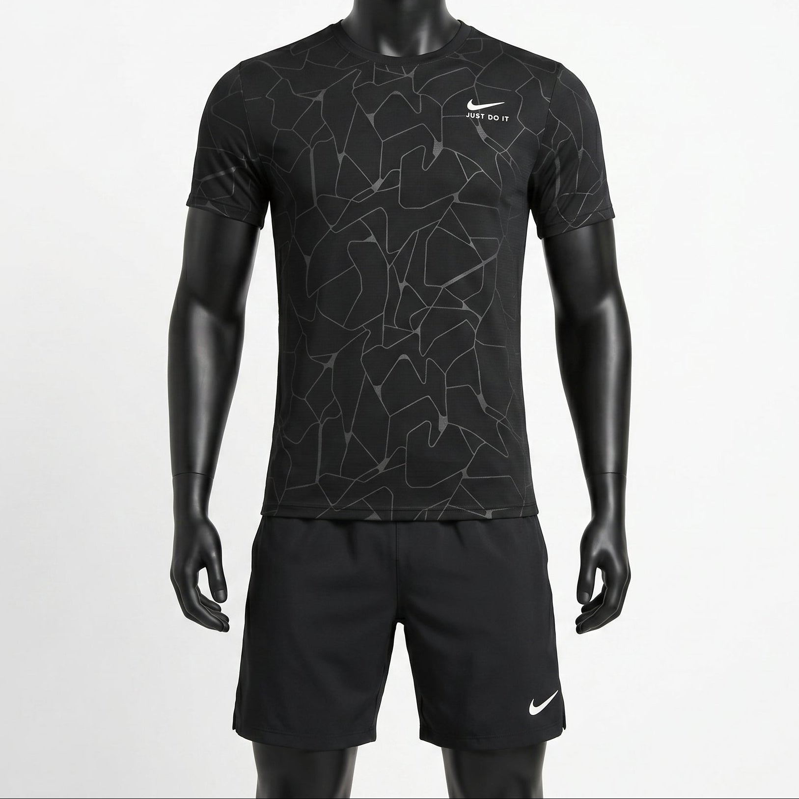 Ensemble running homme ·  Noir/Blanc